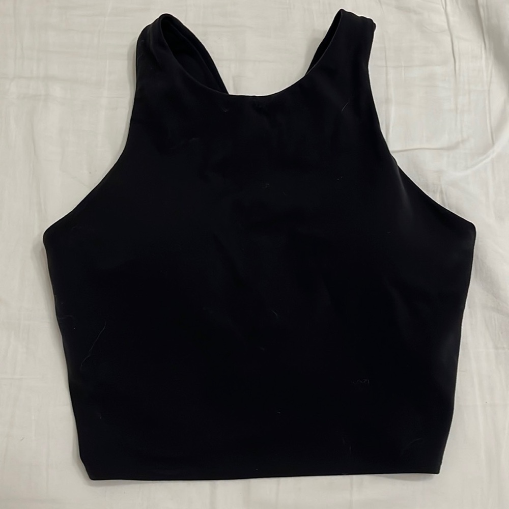 Athleta Conscious Crop Top Size XS black